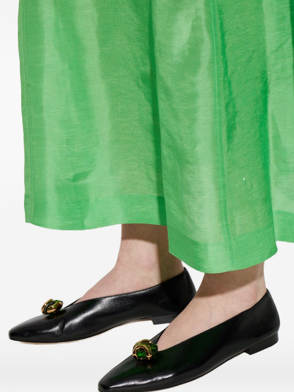 JIMMY CHOO Flat shoes BLACK BLACK