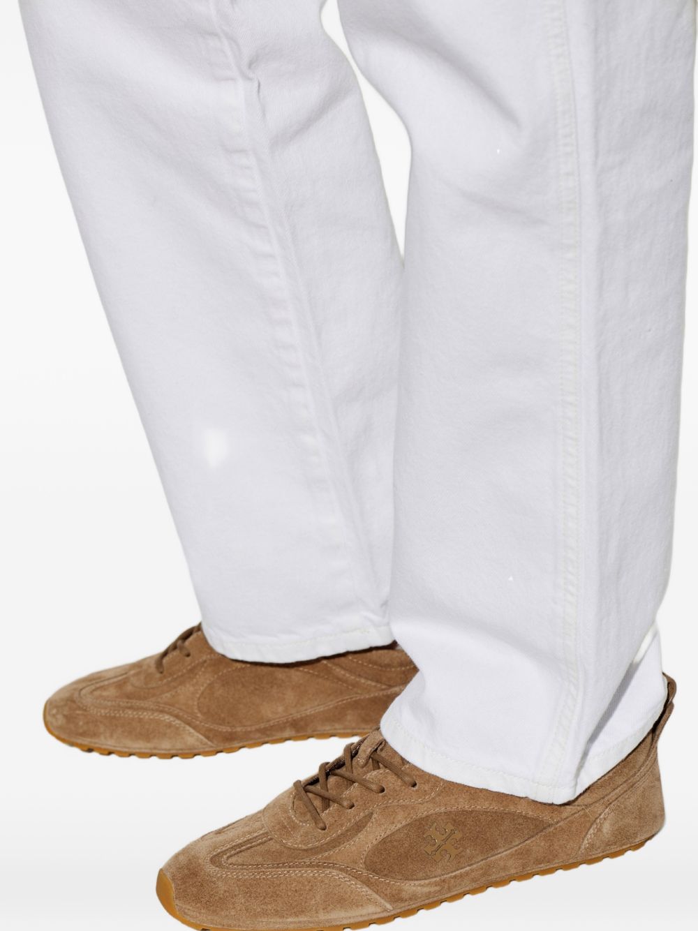 Tory Burch Good Luck Trainer Sneakers BROWN