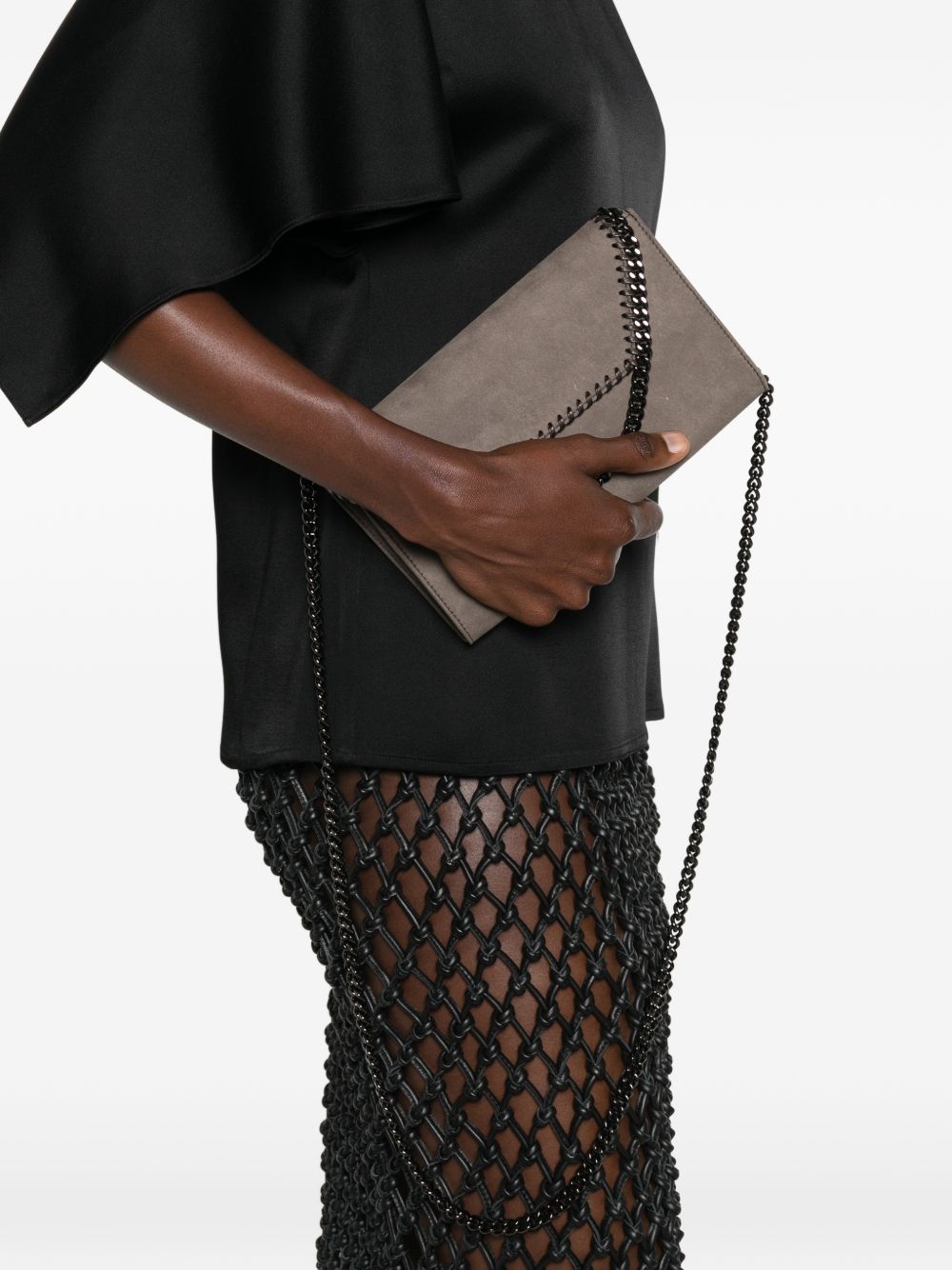 Stella McCartney Falabella Small Crossbody Bag BROWN