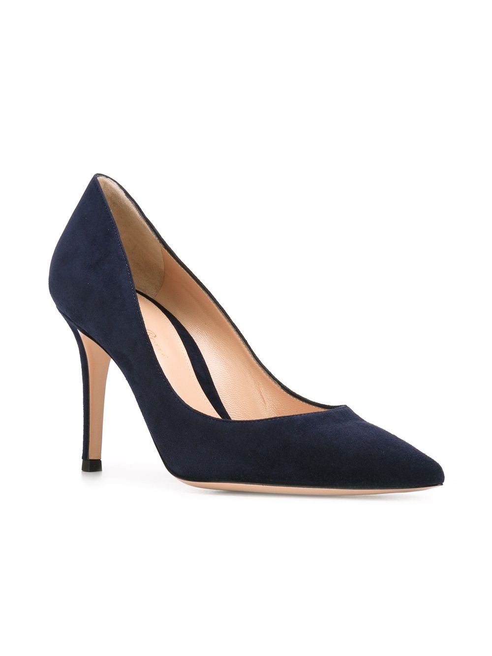 Gianvito Rossi With Heel NAVY NAVY