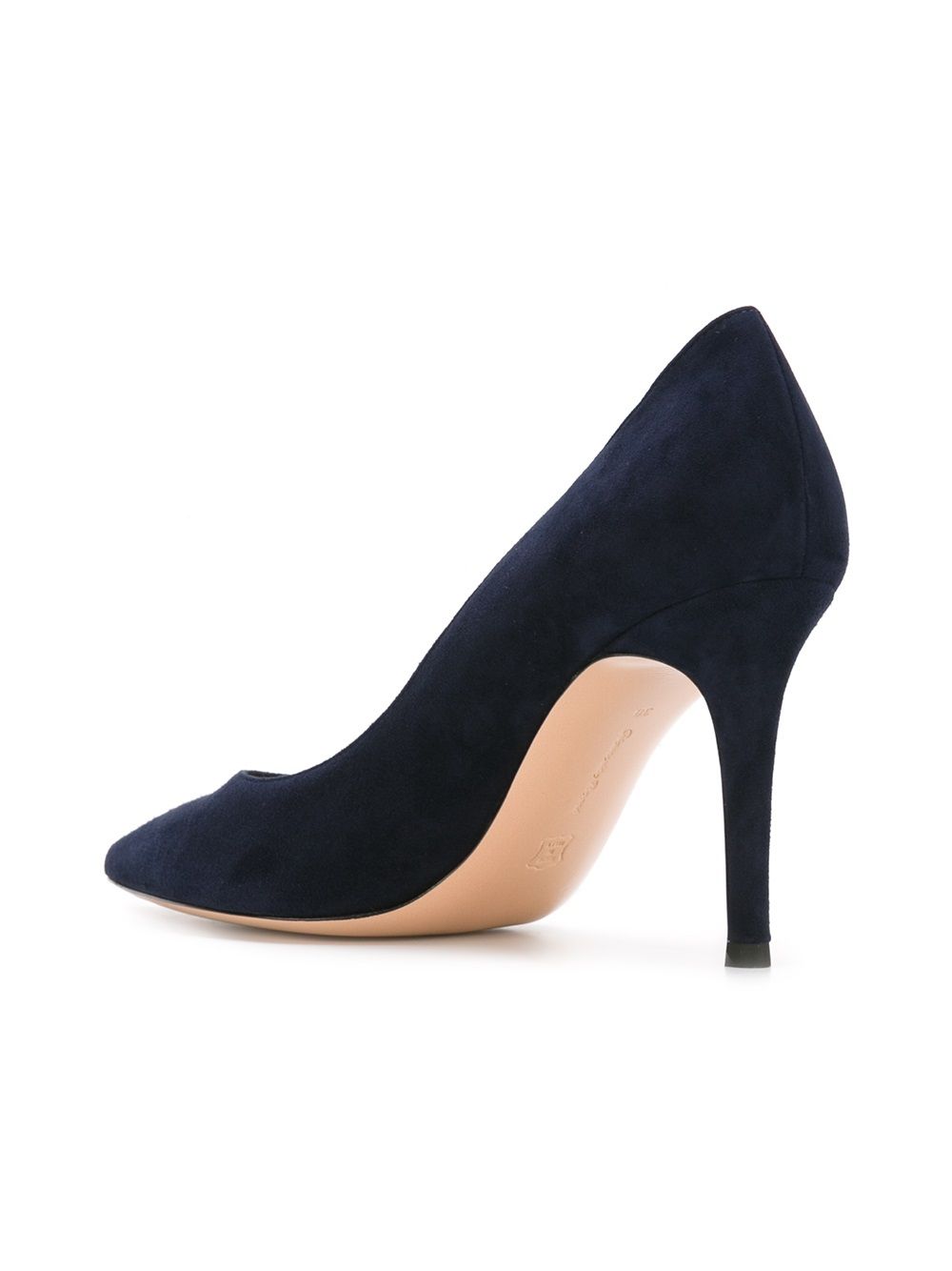 Gianvito Rossi With Heel NAVY NAVY