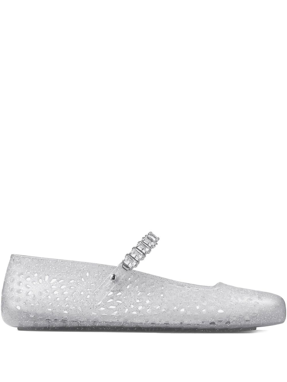JIMMY CHOO Flat shoes SILVER SILVER