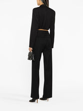 JACQUEMUS Ficelle High-Waist Straight-Leg Virgin Wool Trousers Black Black