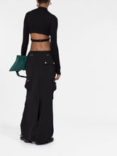 Coperni Low-Rise Drawstring Cargo Maxi Skirt Black Black