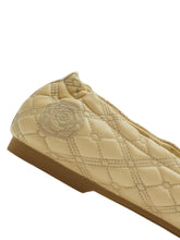 Burberry Sadler quilted leather ballerinas Beige