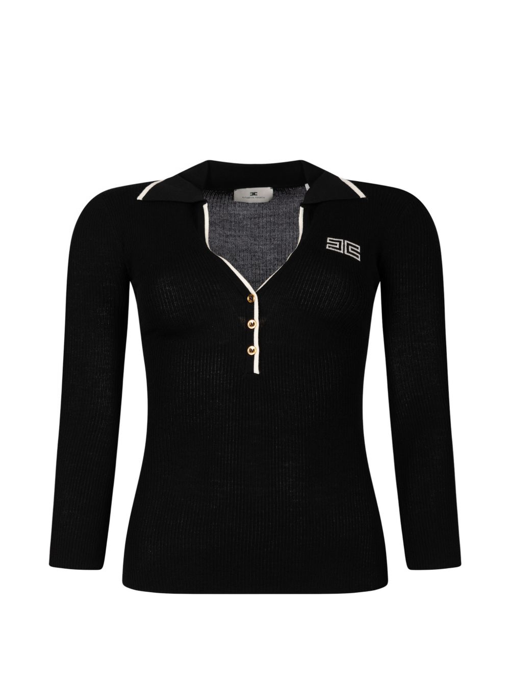 Elisabetta Franchi T-shirts and Polos BLACK BLACK