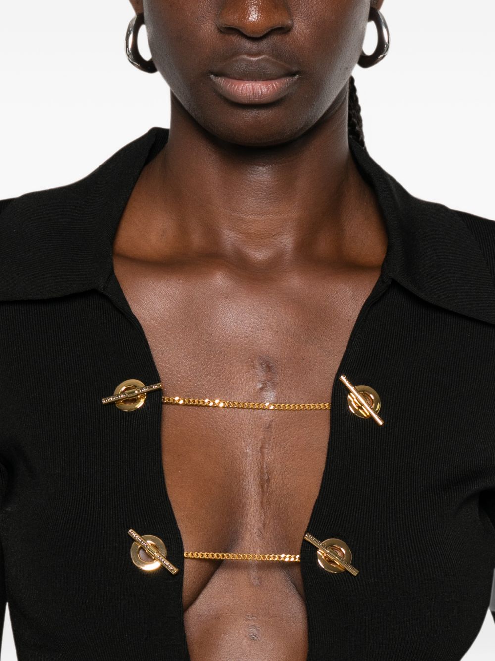 Elisabetta Franchi Bodysuit BLACK