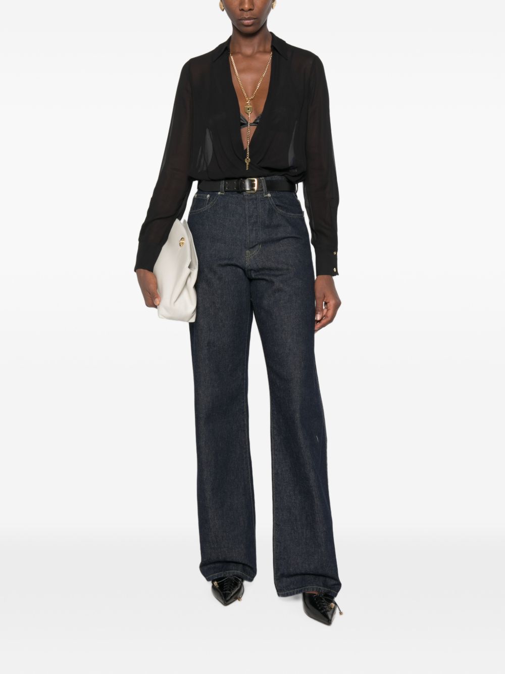 Elisabetta Franchi Bodysuit BLACK