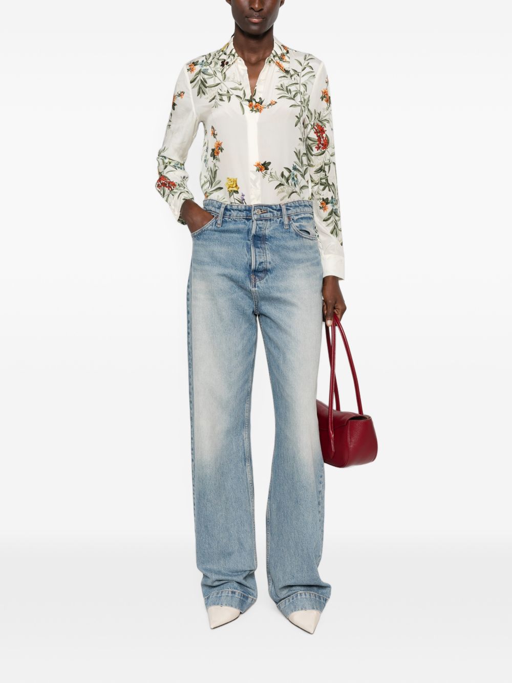 Alice + Olivia Shirt ECRU