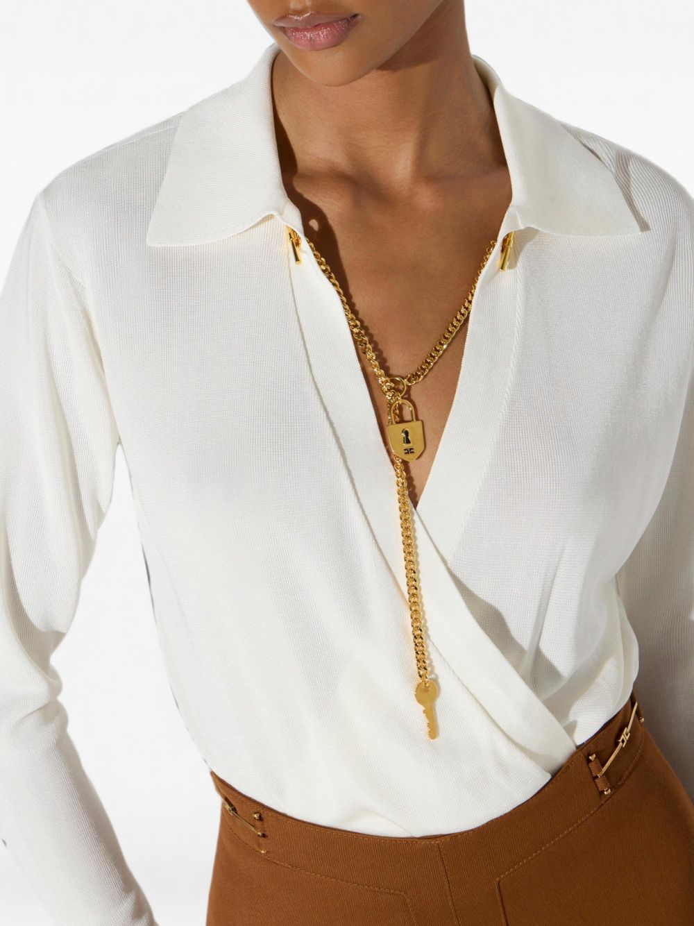 Elisabetta Franchi Top WHITE