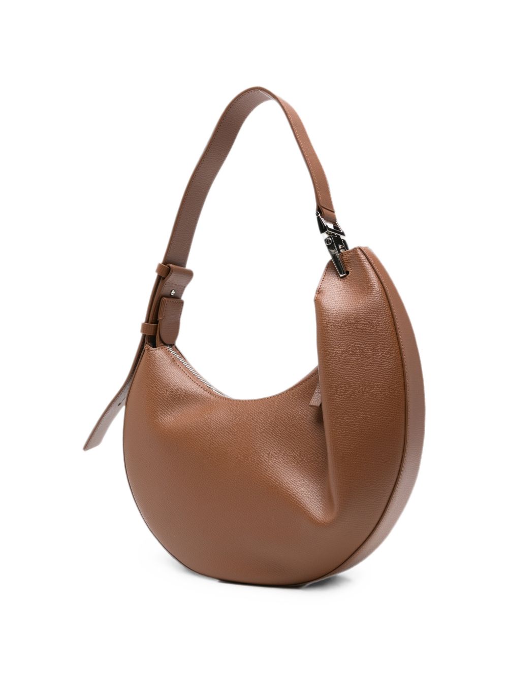 Emporio Armani Leather Shoulder Bag BROWN