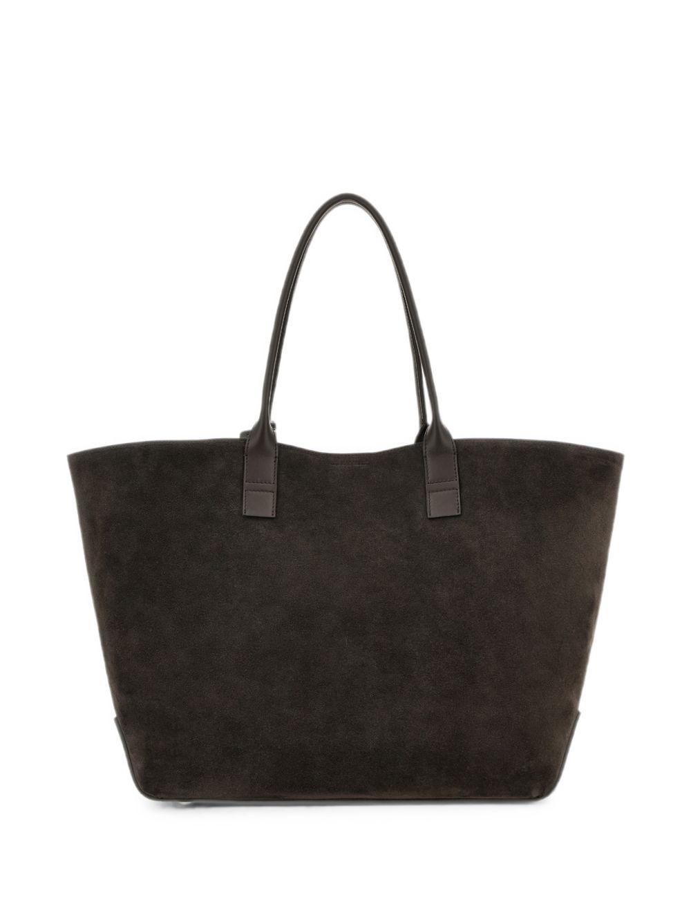 Hogan Address Medium Leather Tote BROWN