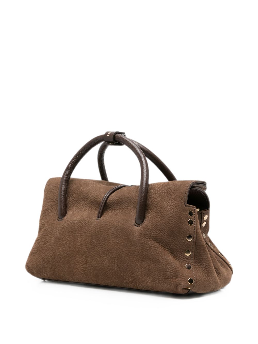 Zanellato Studded Small Tote BROWN