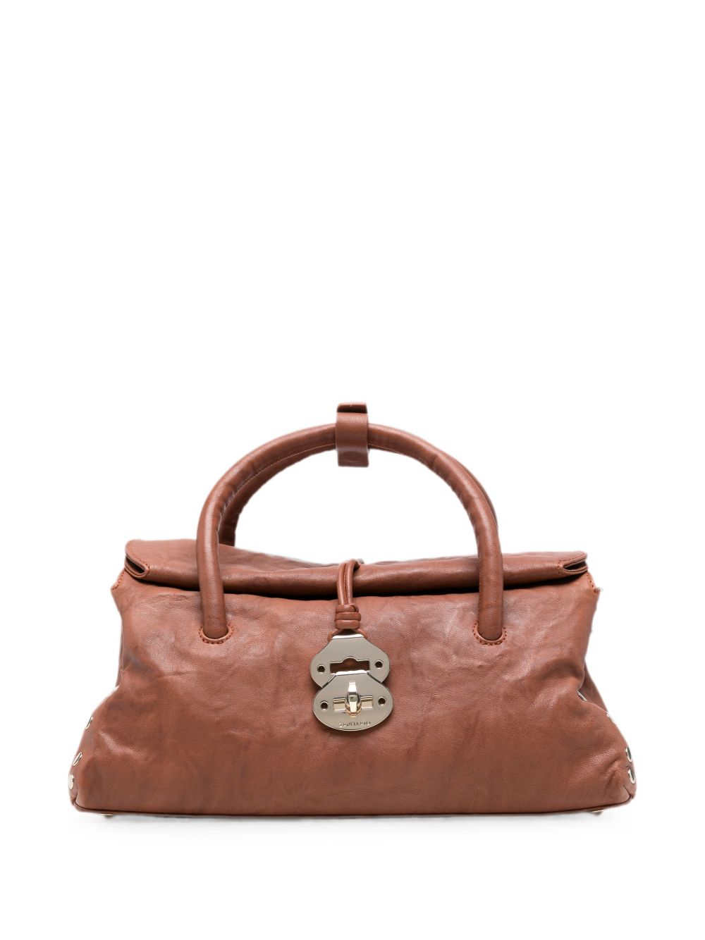 Zanellato Postina S Studded Bag BROWN