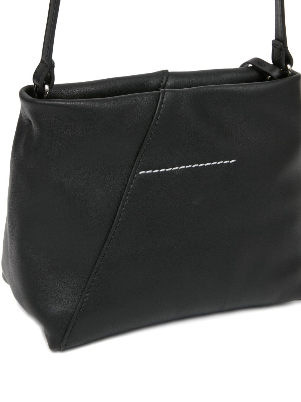 MM6 Maison Margiela Leather Shoulder Bag BLACK