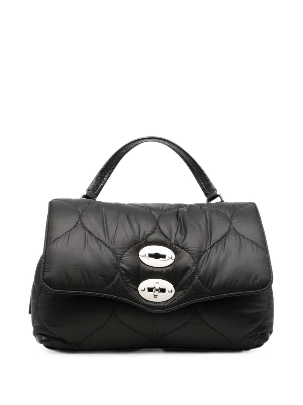 Zanellato Postina Lunaria Small Quilted Bag BLACK