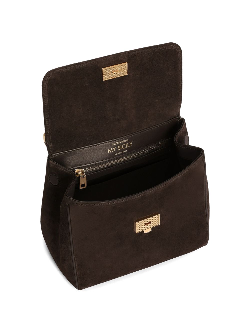 Dolce & Gabbana Sicily Small Handbag BROWN