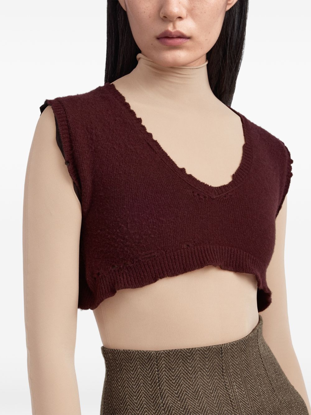 Maison Margiela Top BORDEAUX BORDEAUX