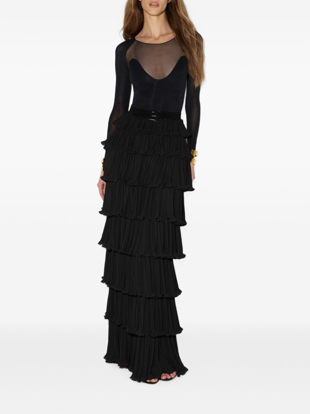 Elisabetta Franchi Top BLACK BLACK
