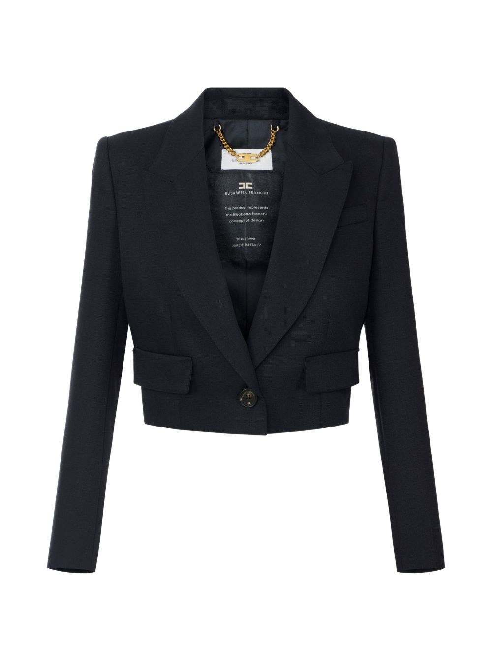 Elisabetta Franchi Jackets BLACK BLACK