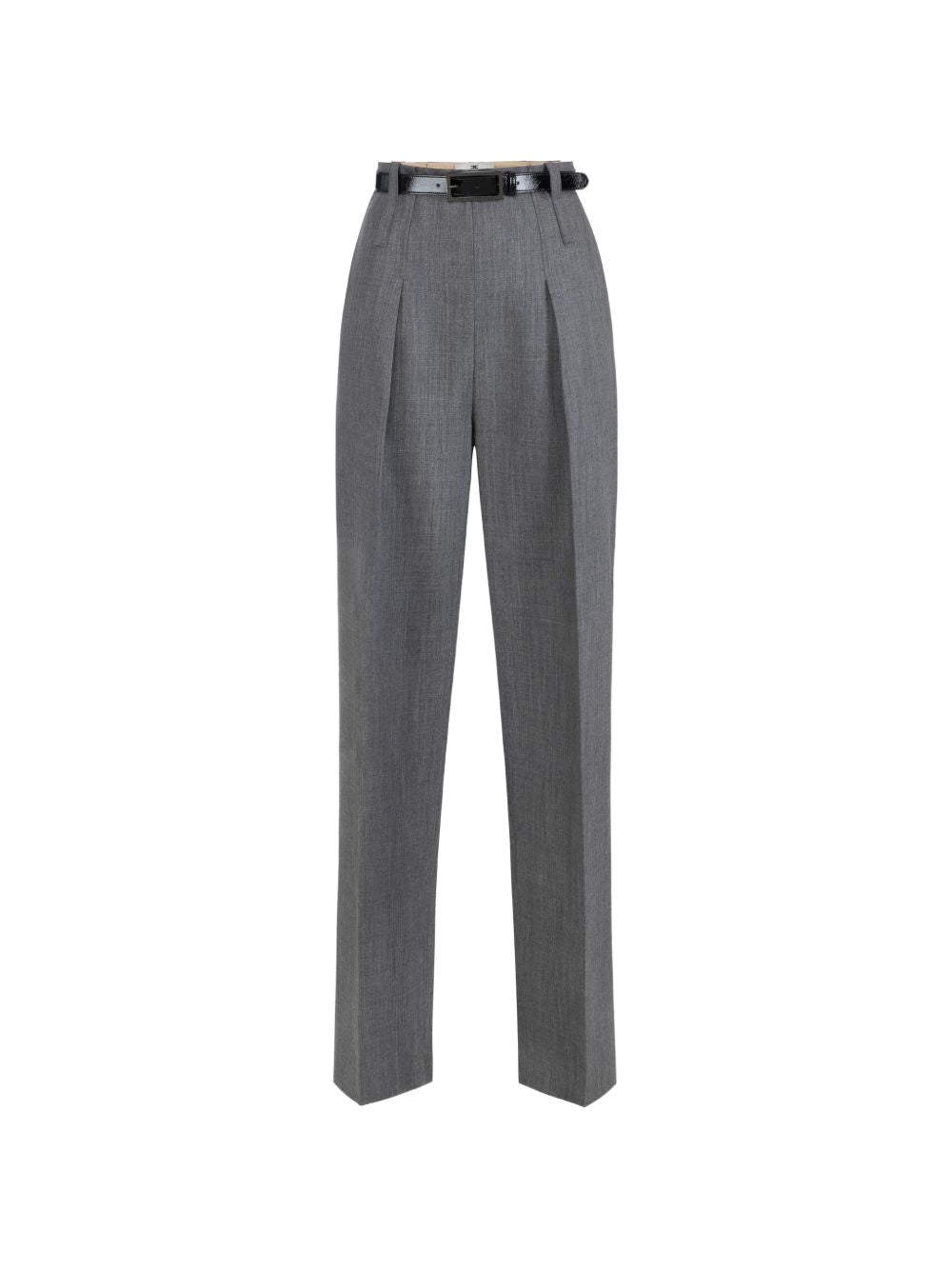 Elisabetta Franchi Trousers Gray Gray