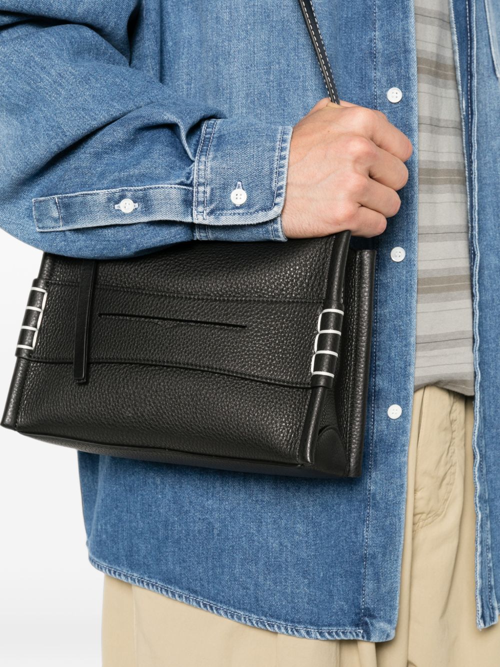 JW Anderson Loafer Small Shoulder Bag BLACK