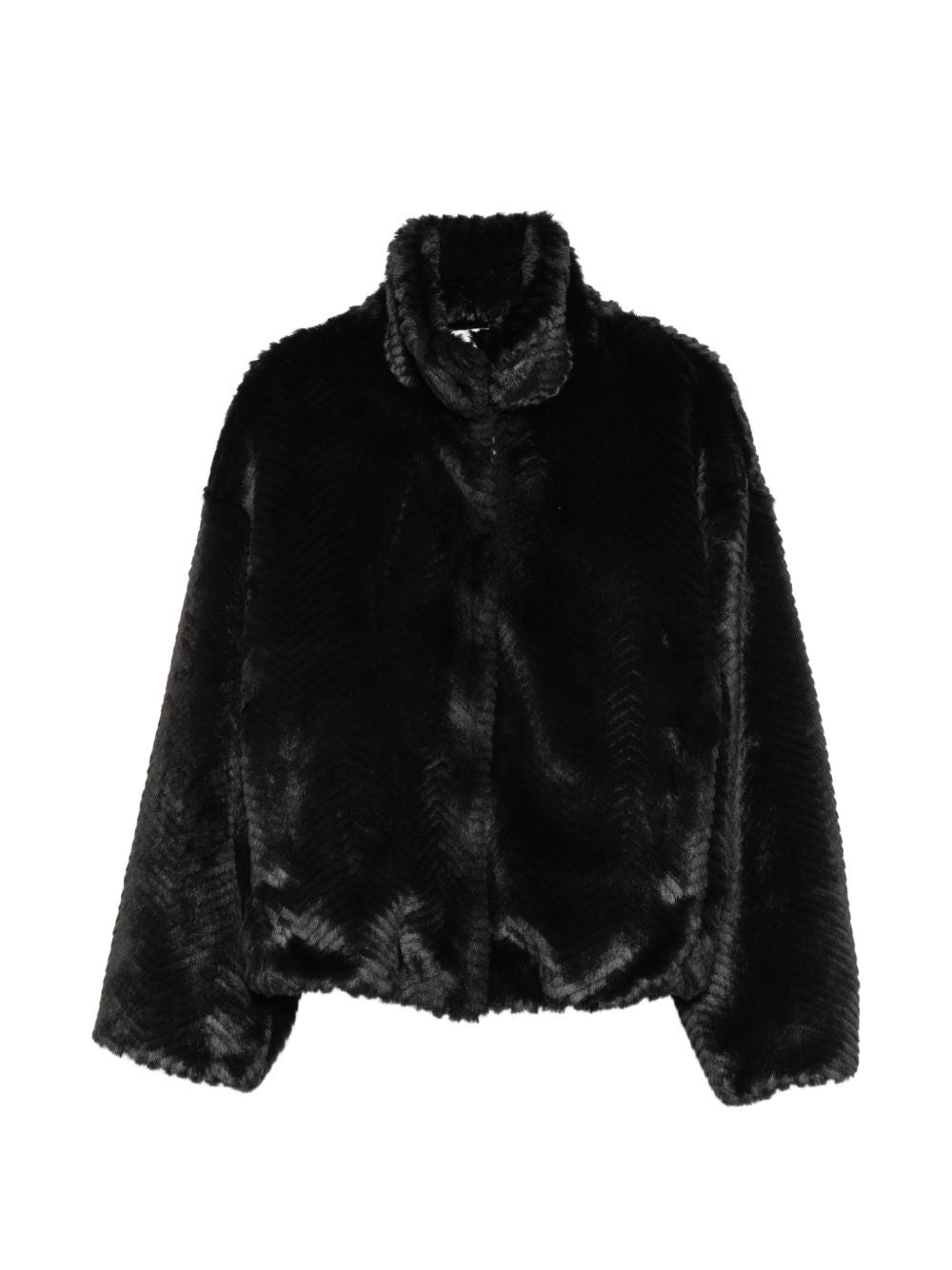 Forte Forte Coats BLACK BLACK