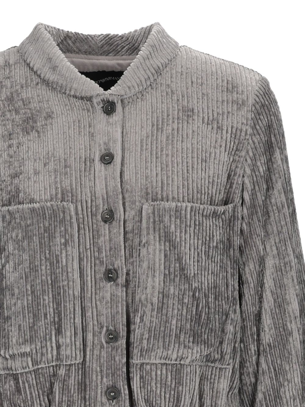 EMPORIO ARMANI CAPSULE Coats Gray Gray