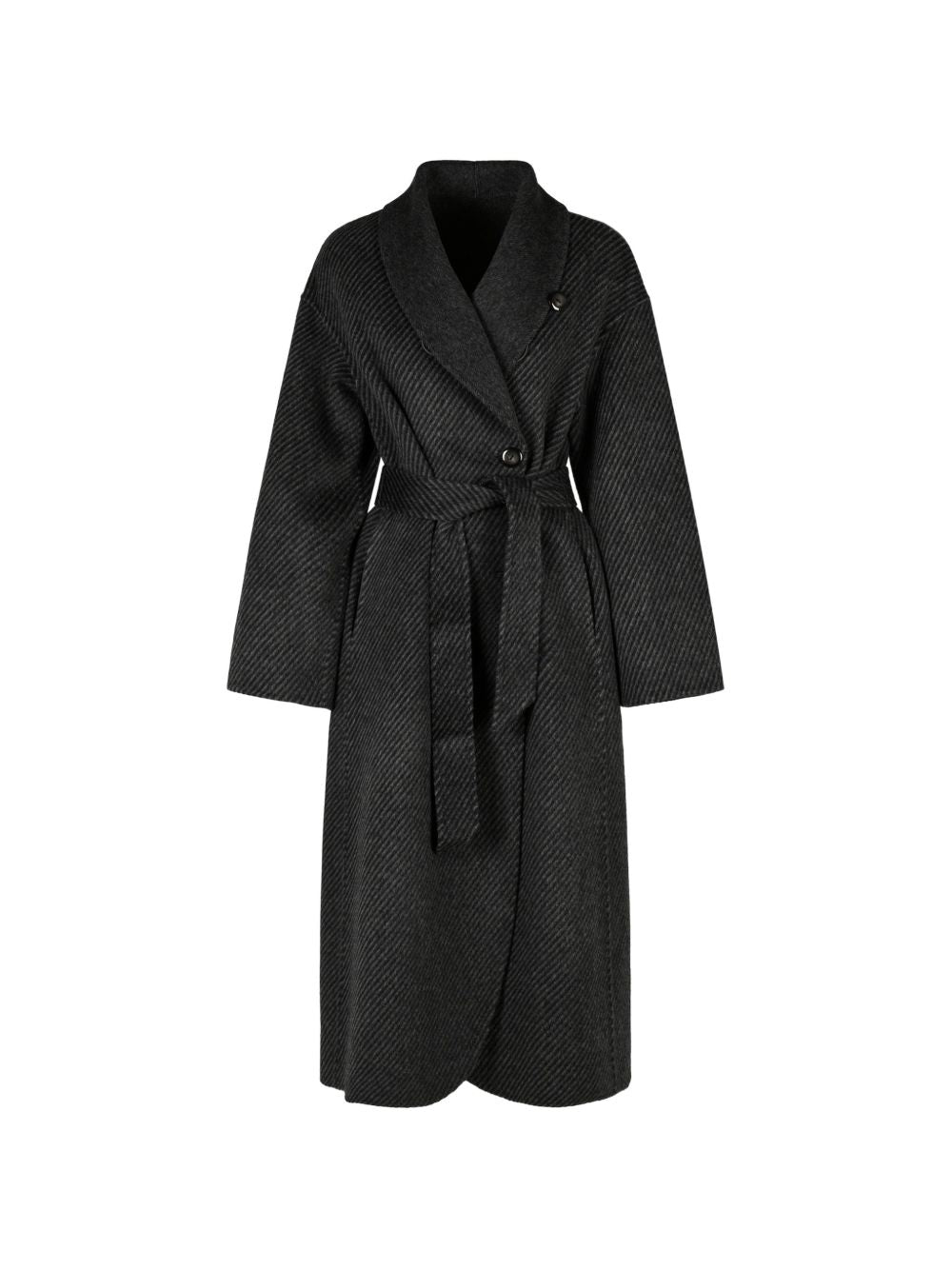Emporio Armani Coats Gray Gray