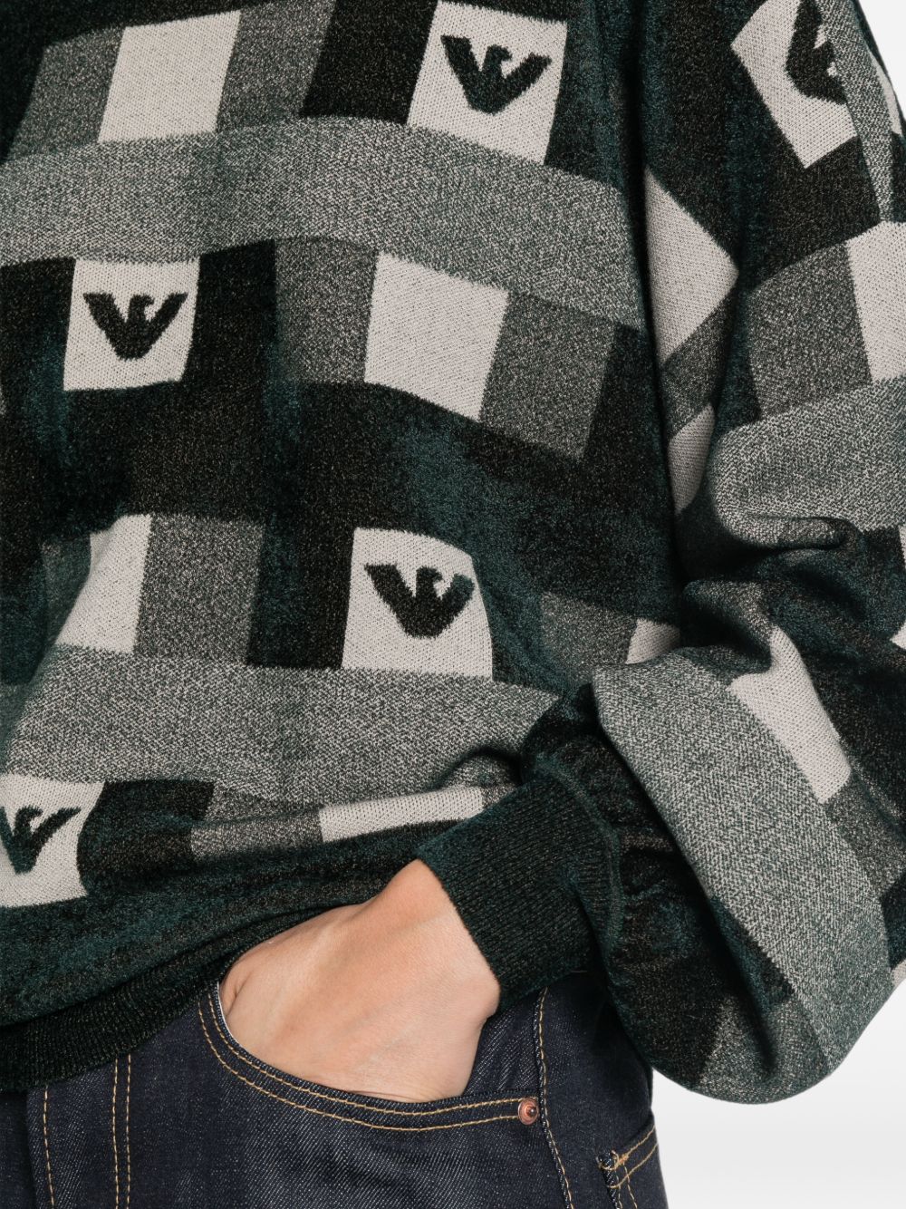 Emporio Armani Sweaters Gray Gray