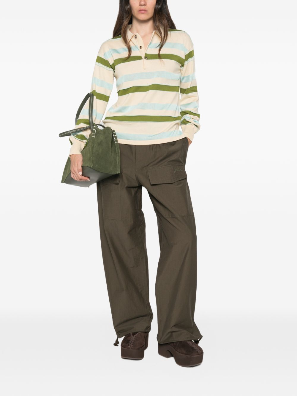032C J.W.Anderson Trousers ARMY GREEN ARMY GREEN