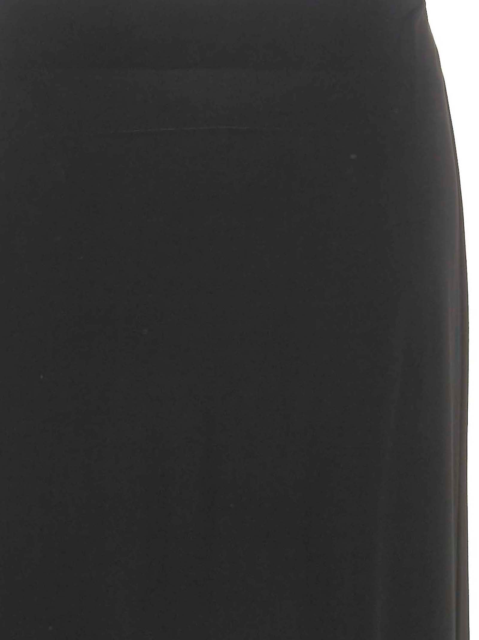 Magda Butrym Asymmetrical Long Skirt Black