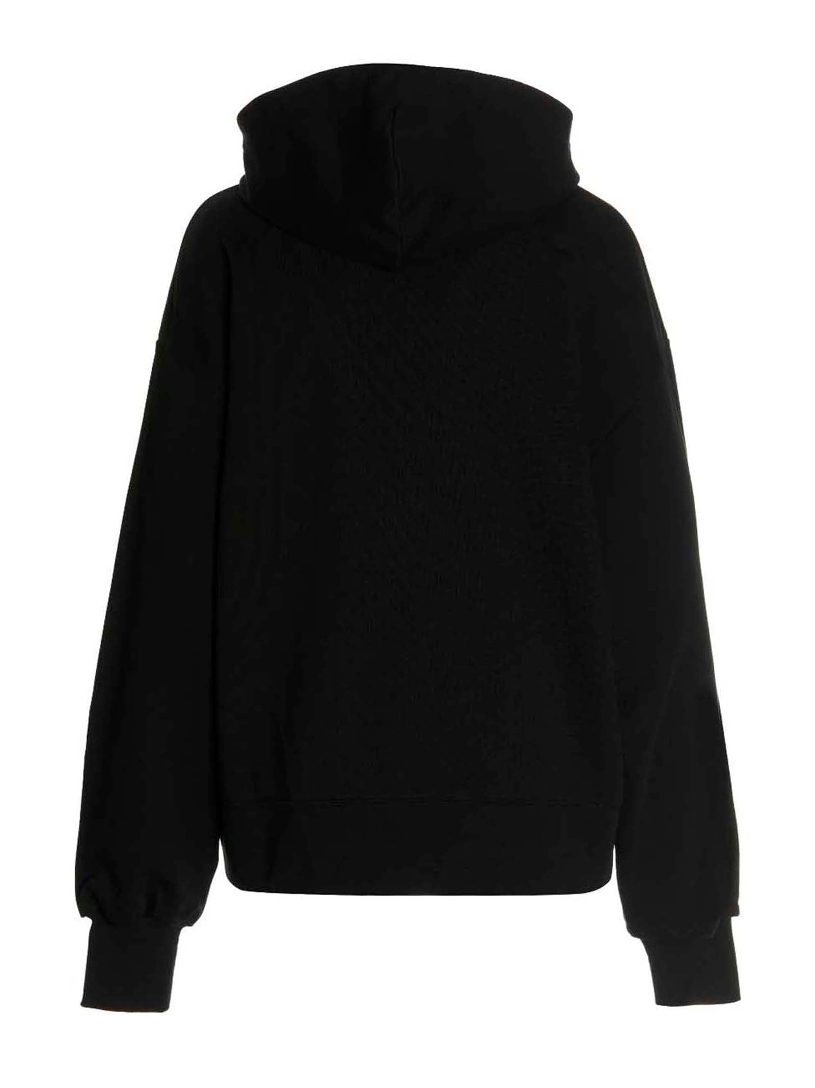 Gcds Dont Care Capsule Hoodie With Dont Care Capsule Black