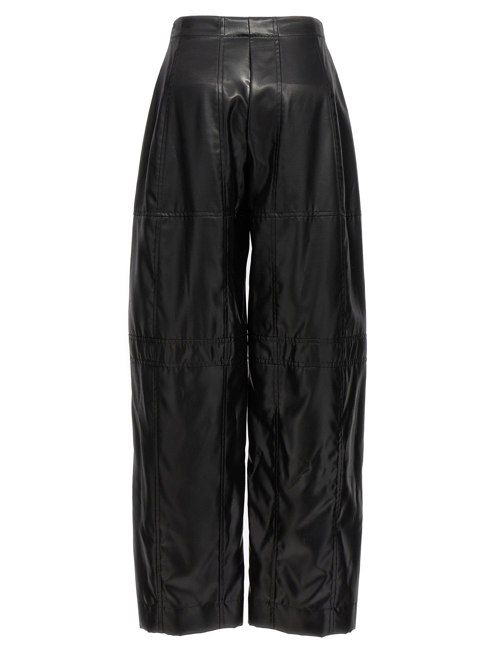 Jil Sander Coated Pants Black