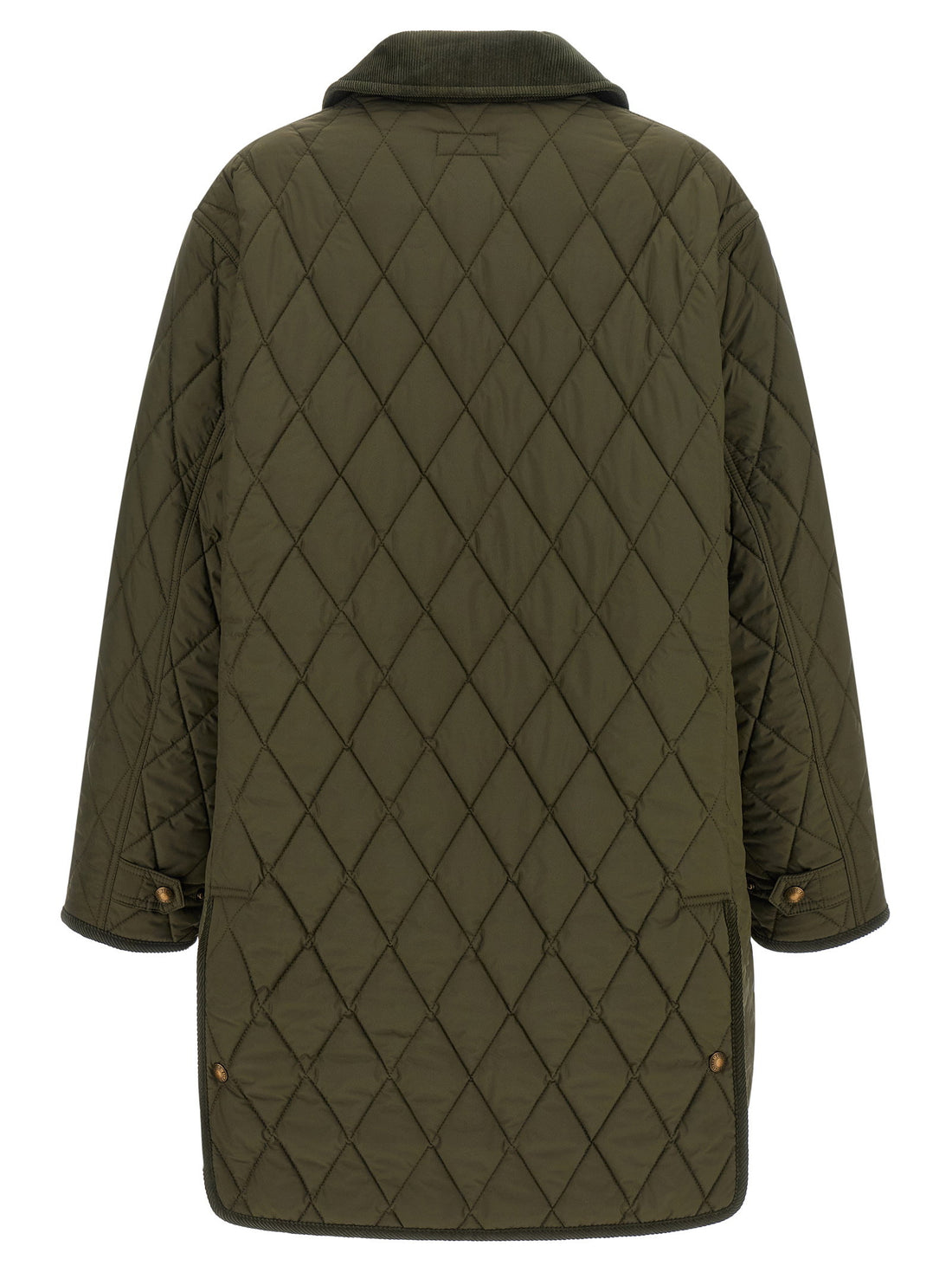 Polo Ralph Lauren Quilted Padded Jacket With Embroidery Green
