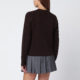 Polo Ralph Lauren Cable-Knit Wool and Cashmere Cardigan White