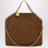 Stella McCartney Brandy Falabella Fold Over Tote Bag Brown