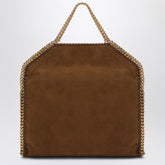 Stella McCartney Brandy Falabella Fold Over Tote Bag Brown