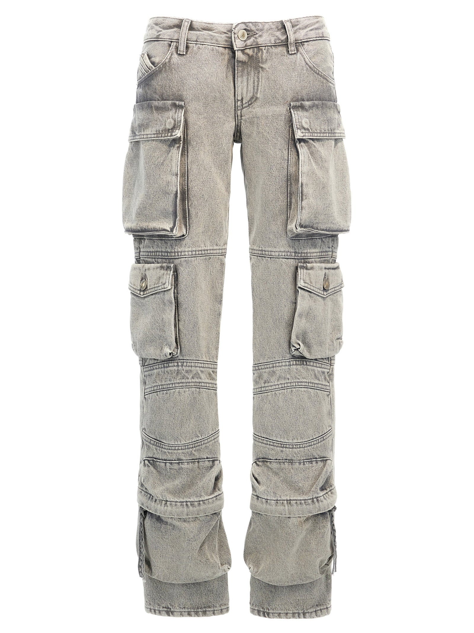 The Attico Essie Jeans Gray