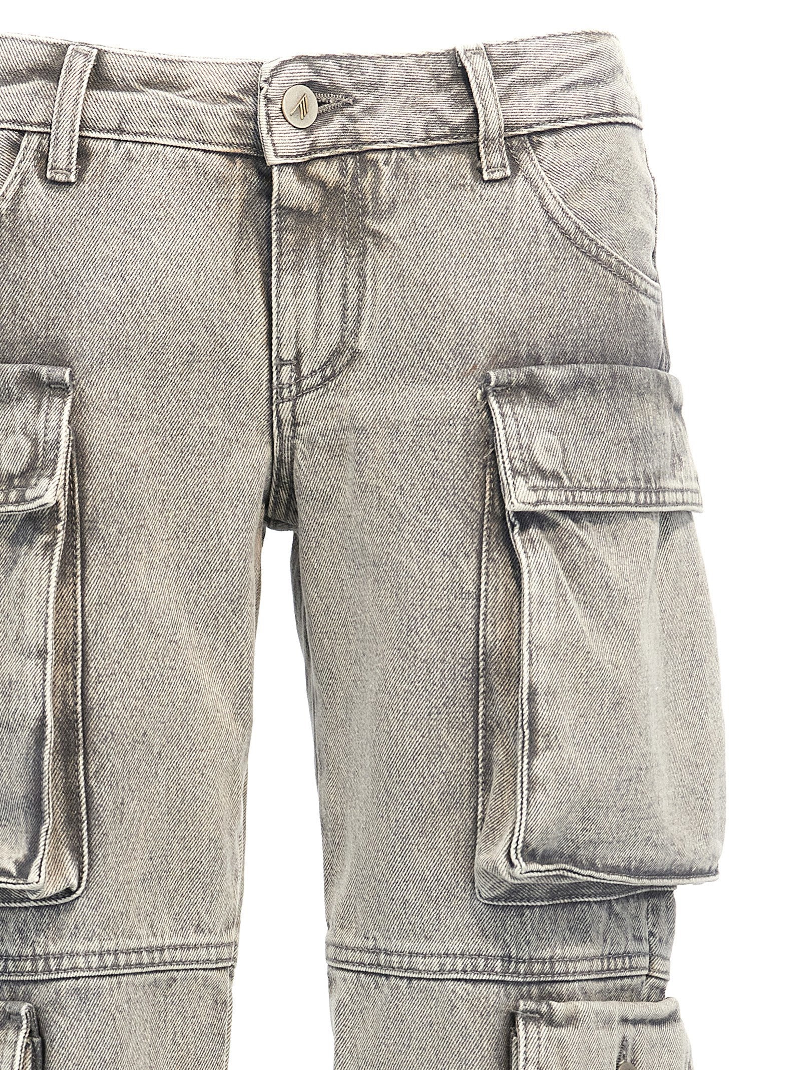 The Attico Essie Jeans Gray