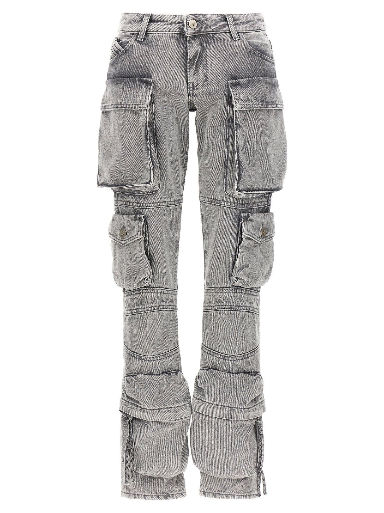 The Attico Essie Jeans Gray