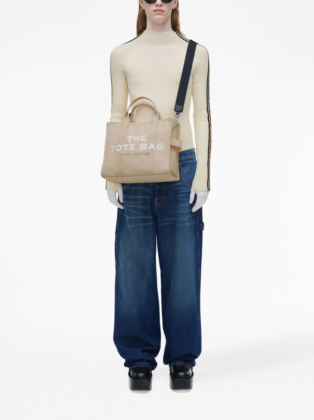 Marc Jacobs Medium Canvas Tote Bag Beige