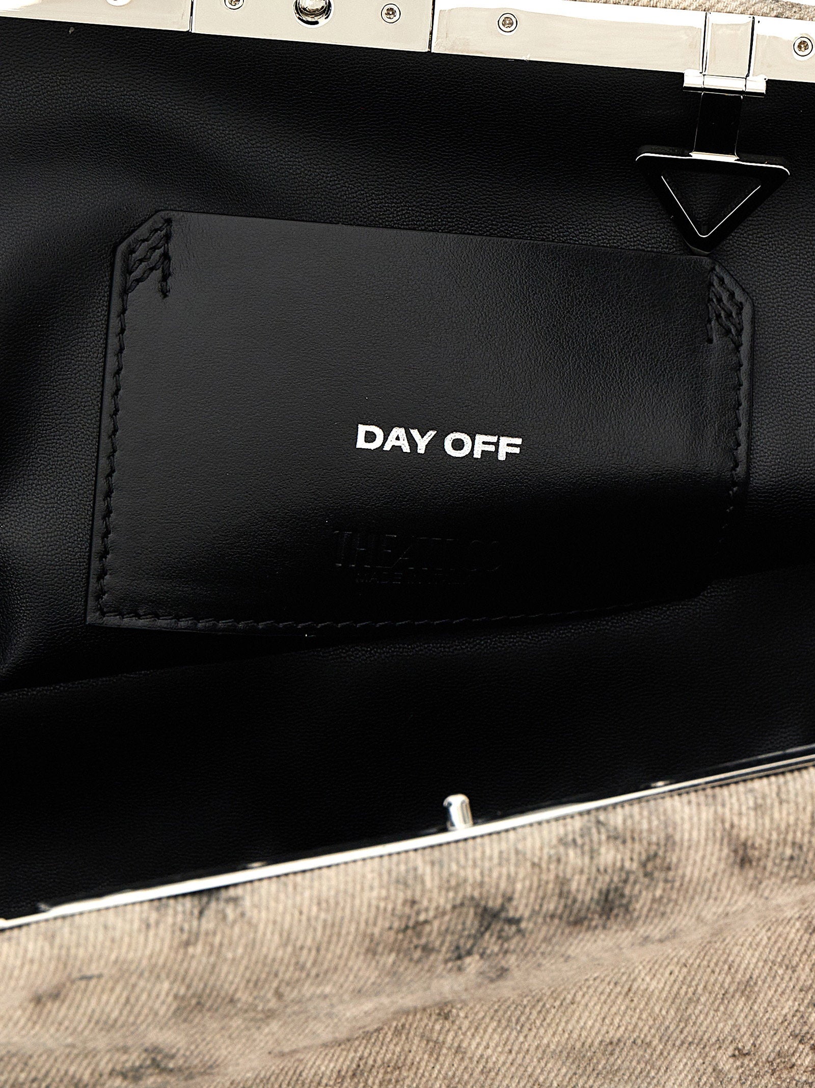 The Attico Day Off Clutch Gray