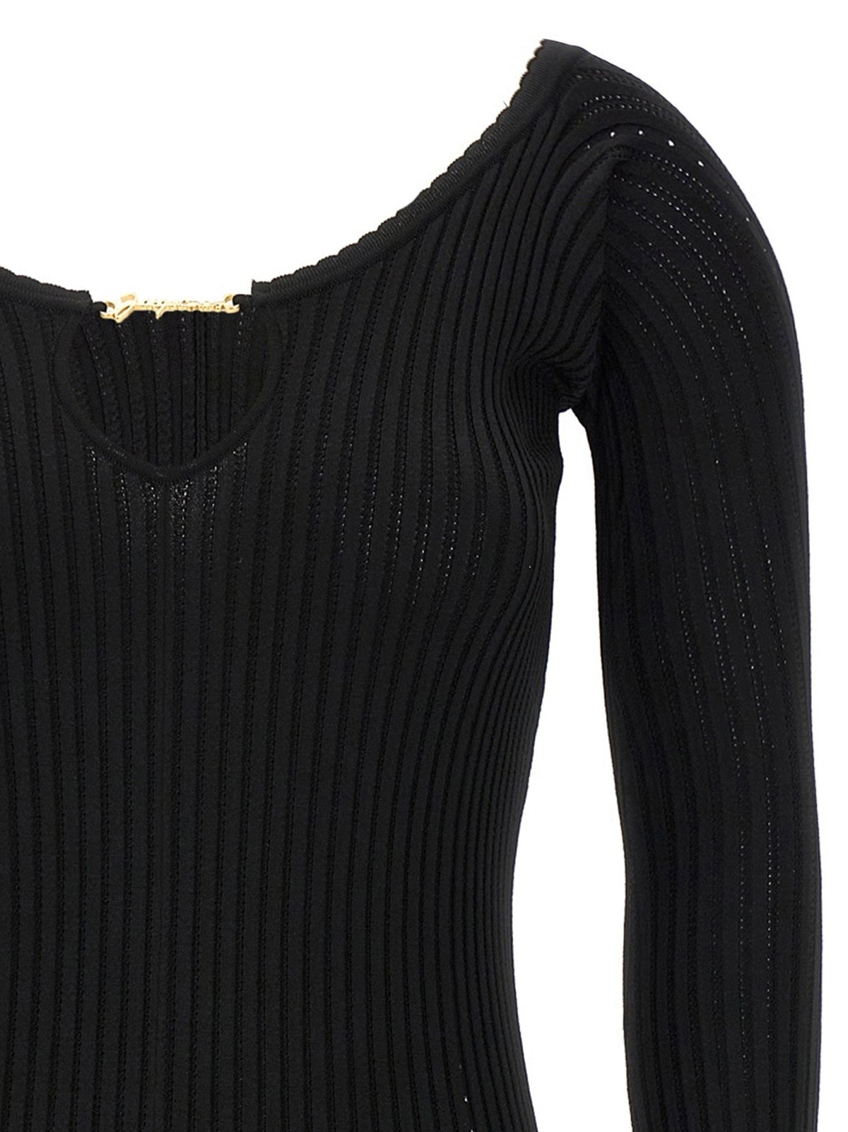 Jacquemus La Mini Robe Pralù Dress Black