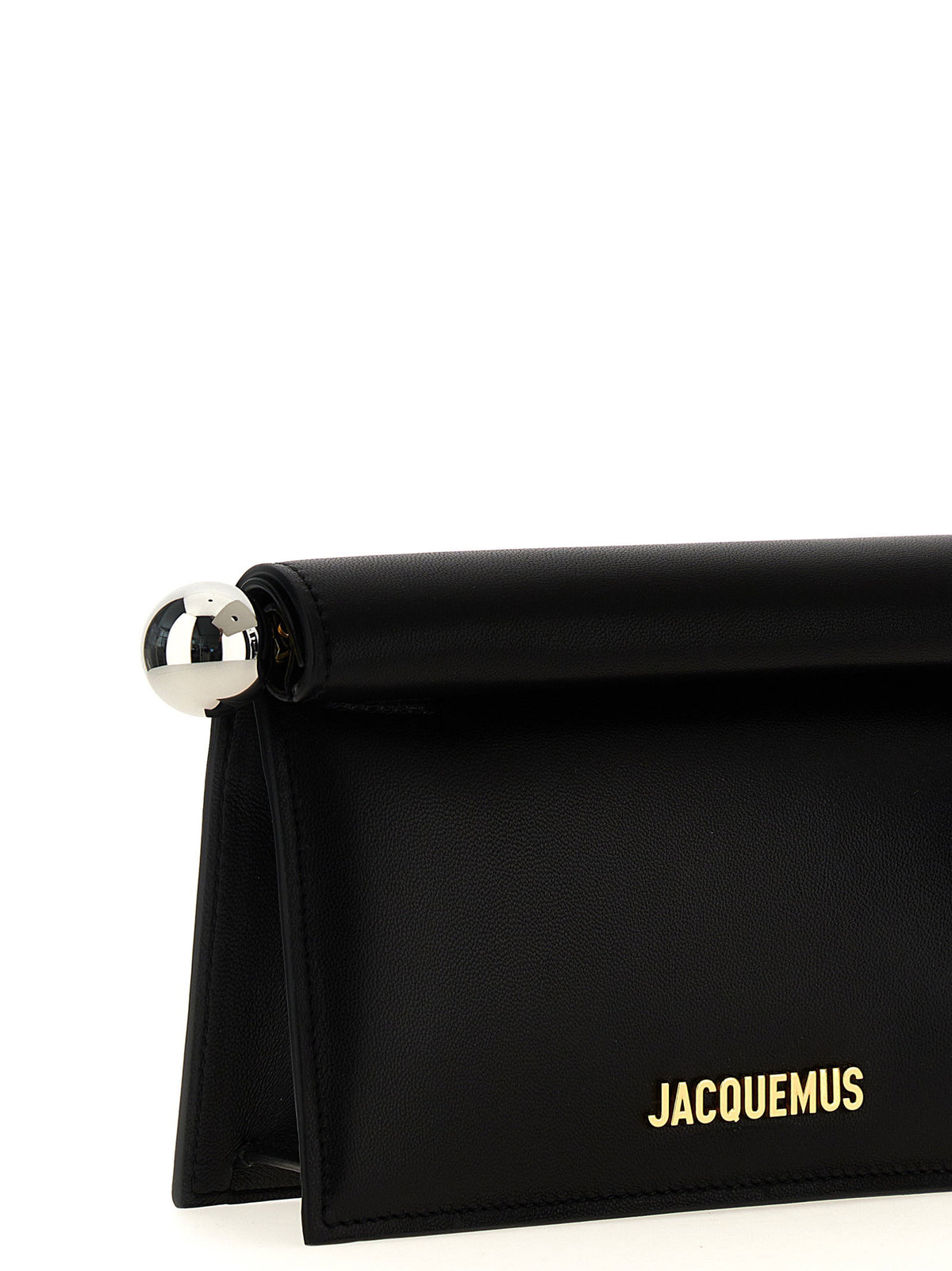 Jacquemus La Petite Pochette Rond Carré Clutch Black