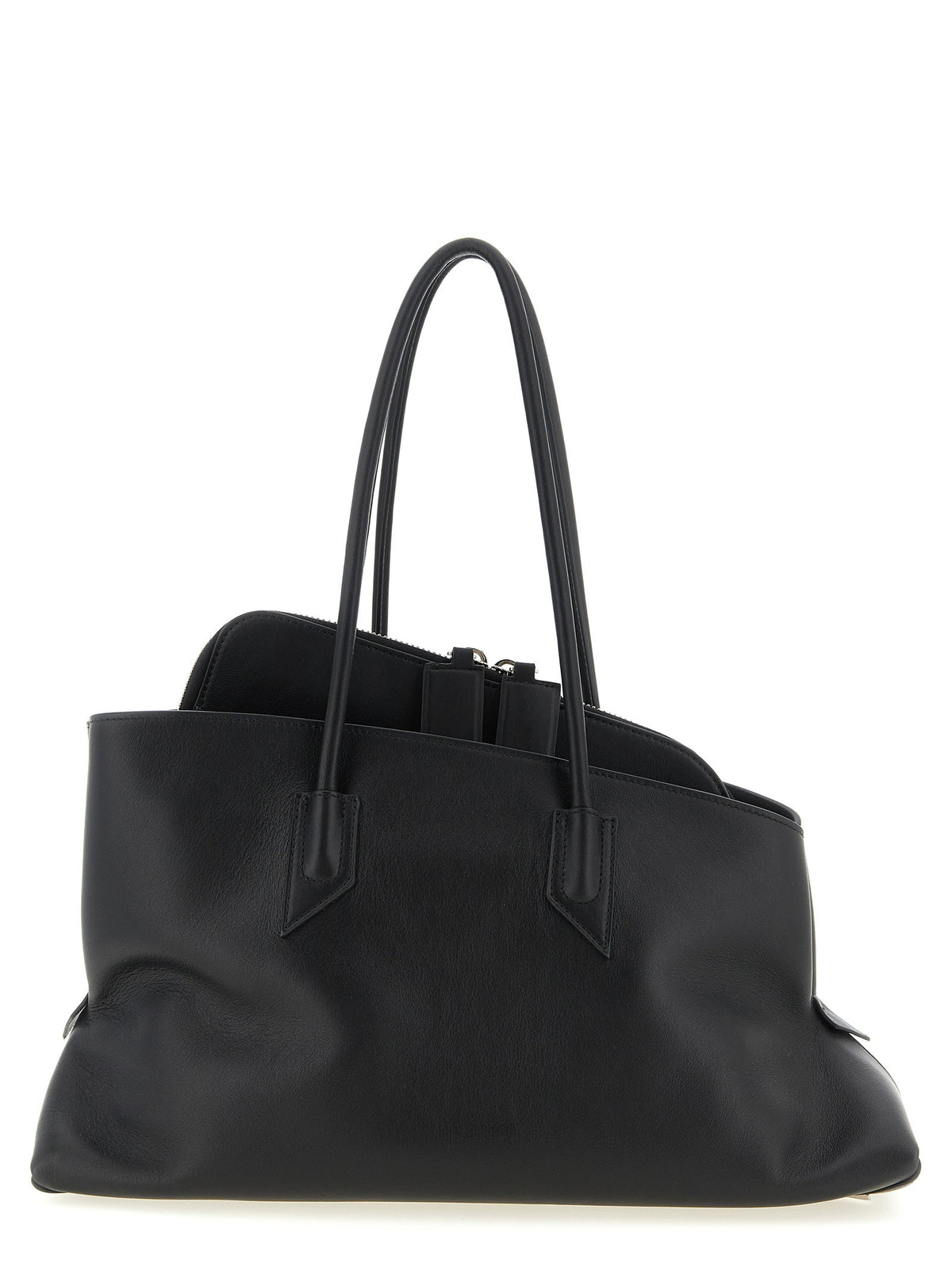 The Attico La Passeggiata Medium Shoulder Bag Black