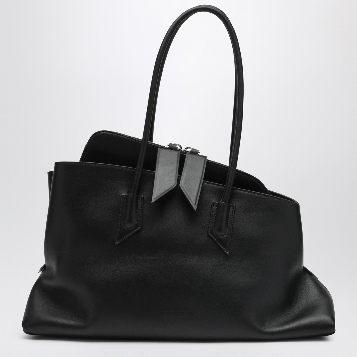The Attico La Passeggiata Medium Shoulder Bag Black