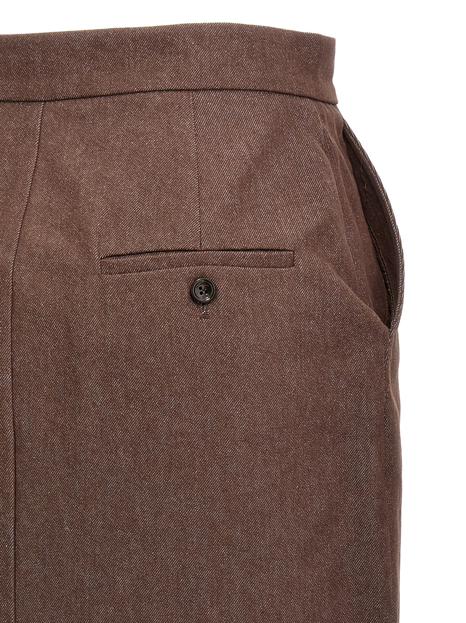 Max Mara Pianosa Skirt Brown