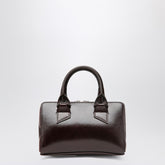 The Attico Military Green Mini Friday Crackled Leather Cross-Body Bag Brown