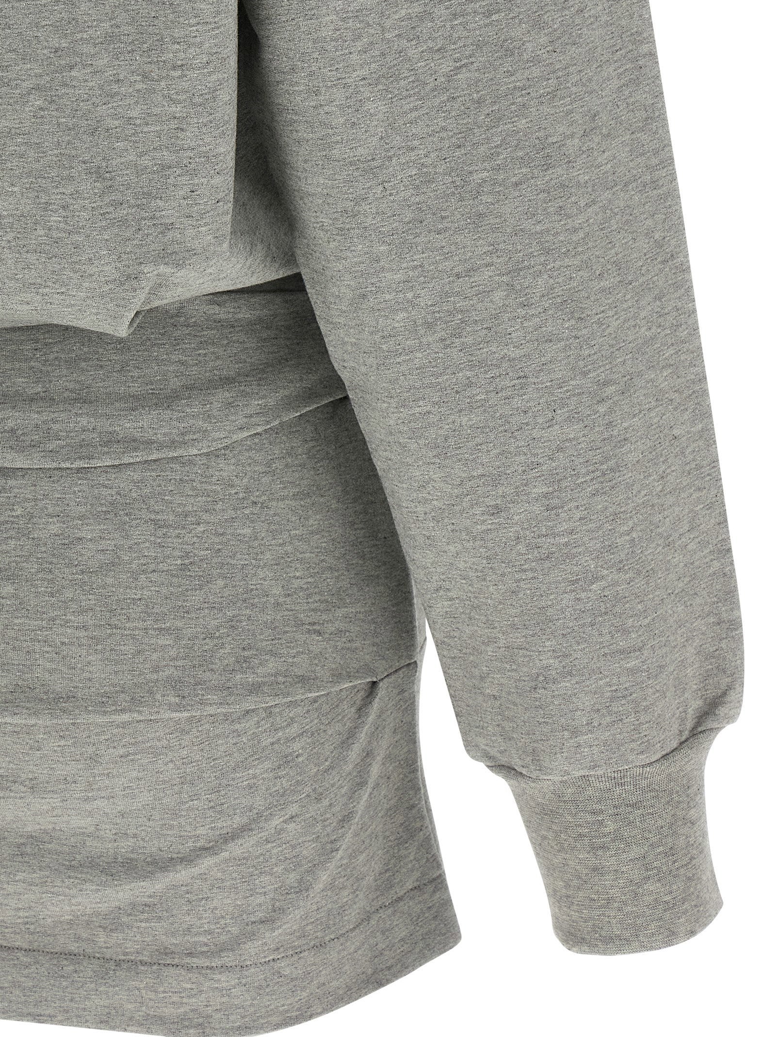 The Attico Draped Mini Dress Gray